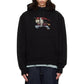 Black Cotton Hoodie