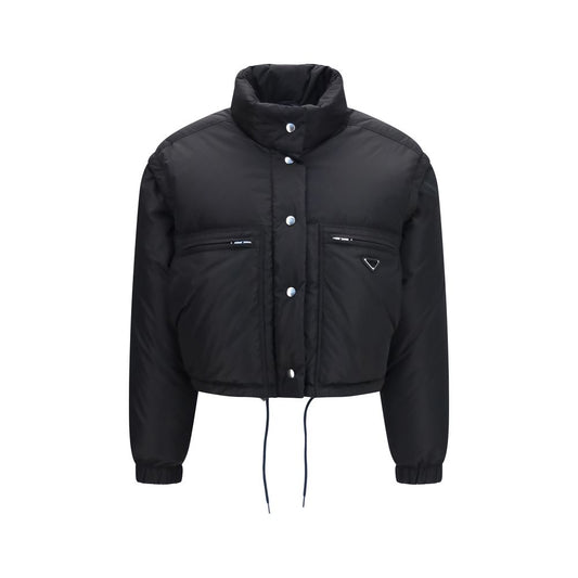 Black Goose Down Full-Length Jacket