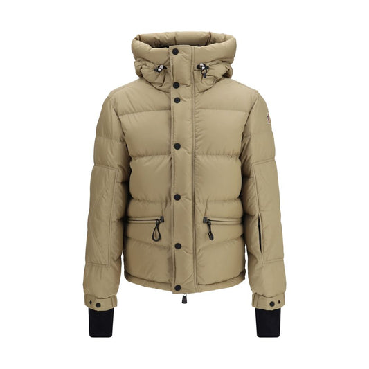 Beige Goose Down Full-Length Jacket