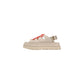 Beige Polyethylene Flat Sandals