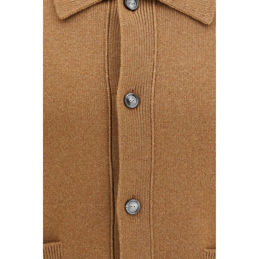 Brown Wool Oves Aries Cardigan