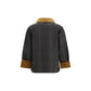 Bicolor Cotton Full-Length Jacket