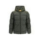 Bicolor Polyamide Full-Length Jacket