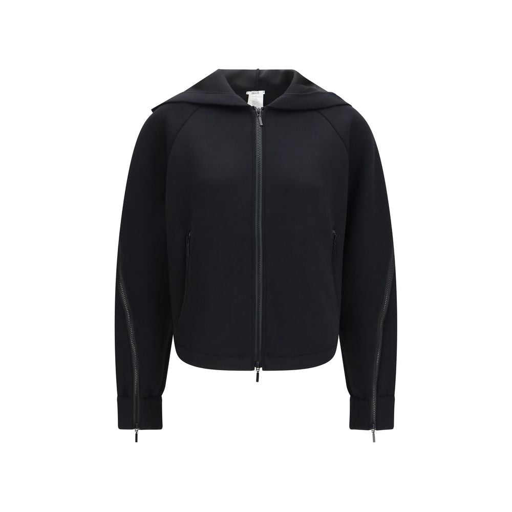 Black Polyester Sweatshirt