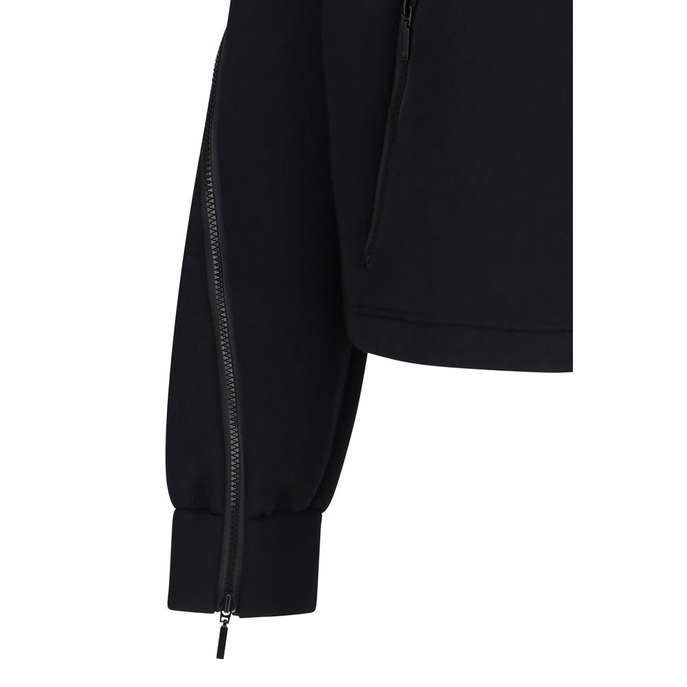 Black Polyester Sweatshirt