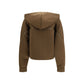 Brown Polyester Hoodie
