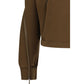 Brown Polyester Hoodie