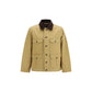 Beige Cotton Full-Length Jacket