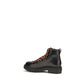 Black Calf Leather Bos Taurus Lace-Up Boots