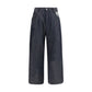 Blue Cotton Relaxed Fit Jeans
