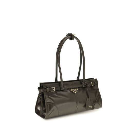 Black Calf Leather Bos Taurus Shoulder Bag