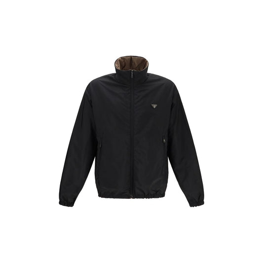 Multicolor Recycled Polyamide Full-Length Jacket