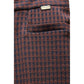 Red Polyester Women Pant
