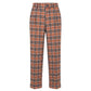 Orange Wool Women Pants