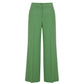Green Polyester Women Pant