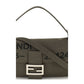 Bicolor Polyester Shoulder Bag