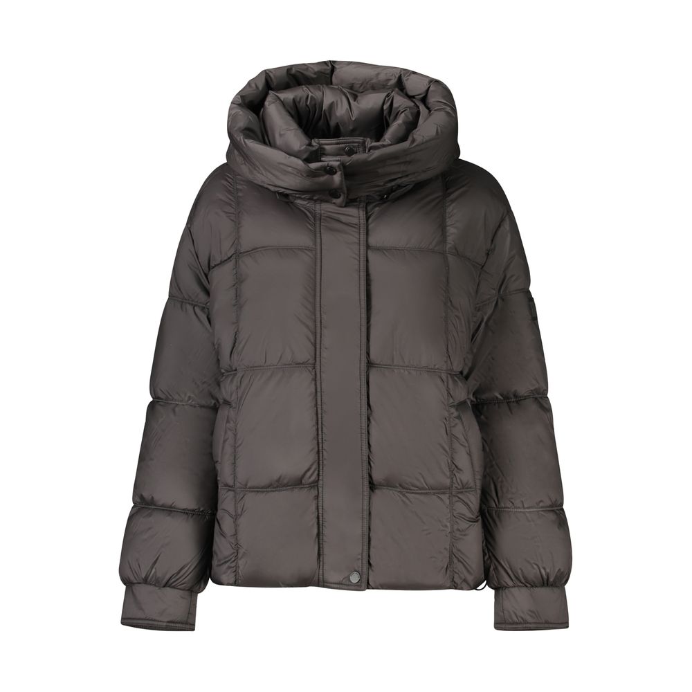 Black Polyester Women's Jacket