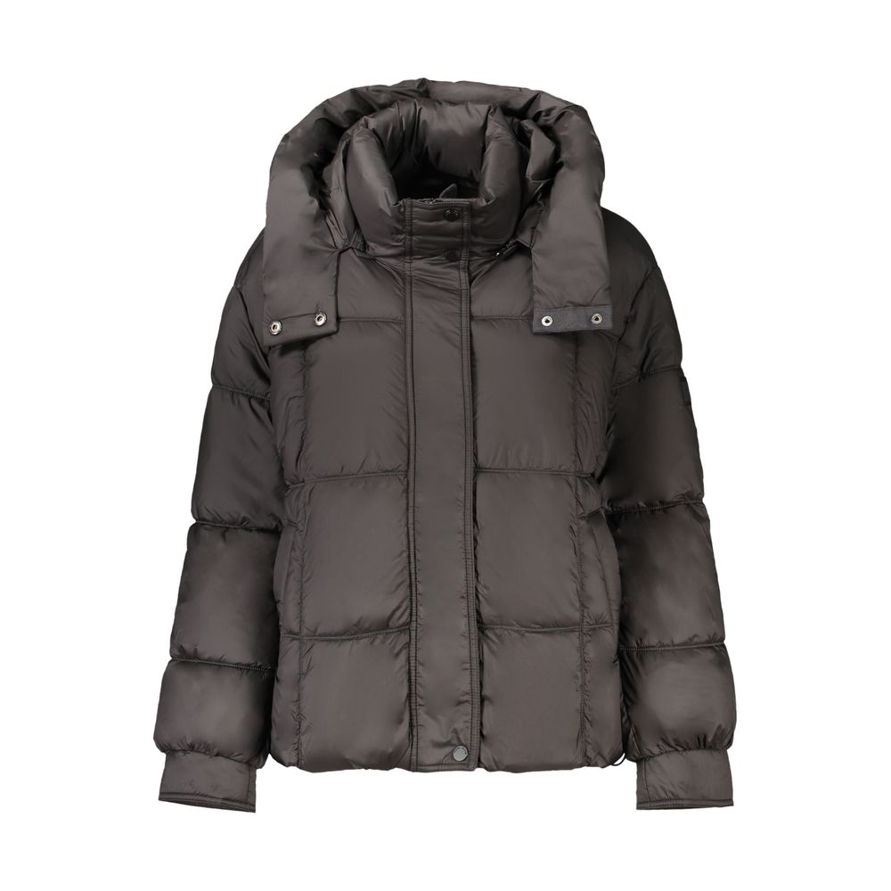 Black Polyester Women's Jacket