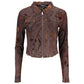 Brown Polyester Women's Sweater