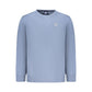 Blue Cotton Men's Sweatshirt