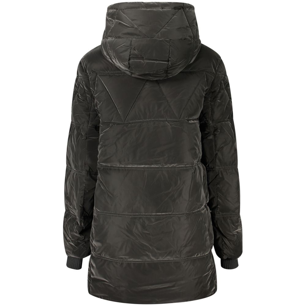 Black Polyurethane Women's Jacket