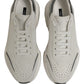 White Silver Daymaster Low Top Sneakers Shoes