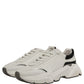 White Silver Daymaster Low Top Sneakers Shoes