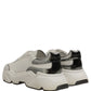 White Silver Daymaster Low Top Sneakers Shoes