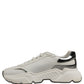 White Silver Daymaster Low Top Sneakers Shoes