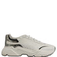 White Silver Daymaster Low Top Sneakers Shoes