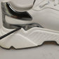 White Silver Daymaster Low Top Sneakers Shoes