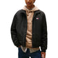 Black Recycled Polyester Bomber