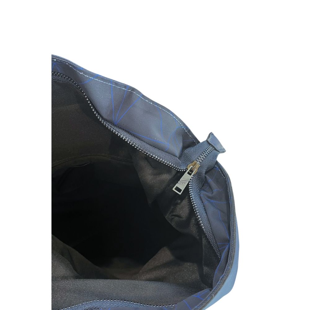 Blue Polyurethane Men's Backpack
