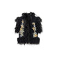 Black Wool Oves Aries Sleeveless Jacket