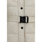 Beige Polyester Full-Length Jacket