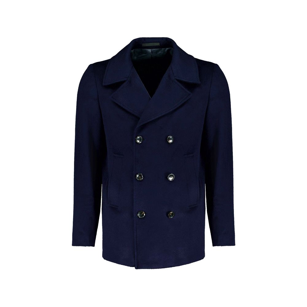 Blue Wool Coat