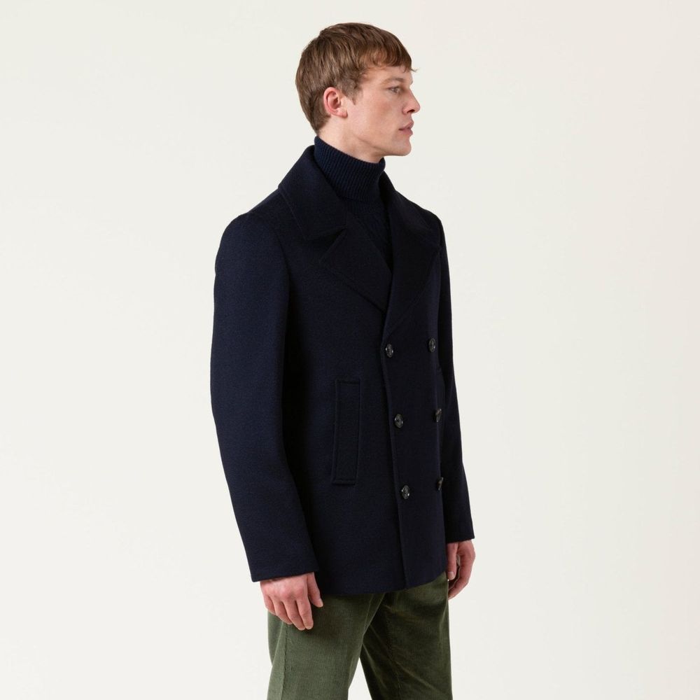 Blue Wool Coat
