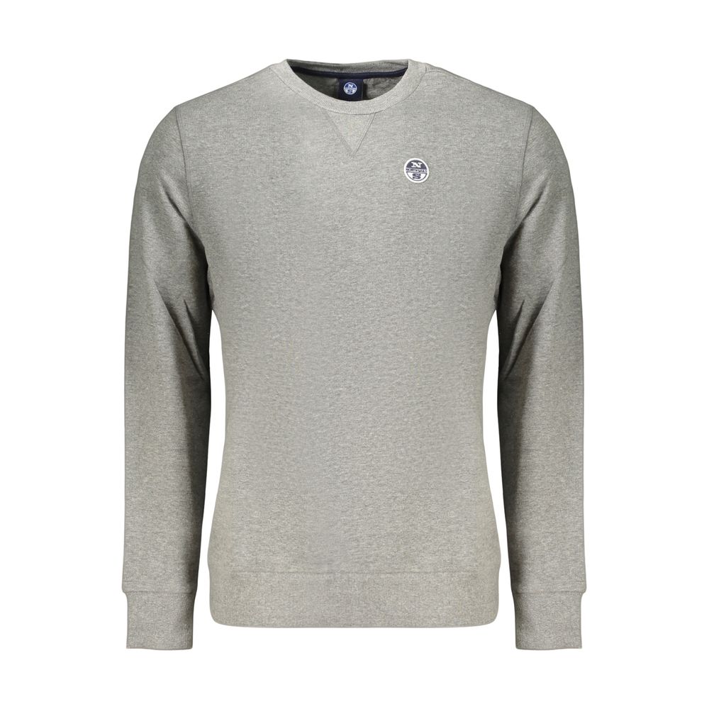 Gray Cotton Men's Sweatshirt