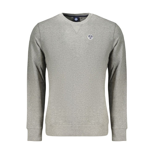 Gray Cotton Men's Sweatshirt