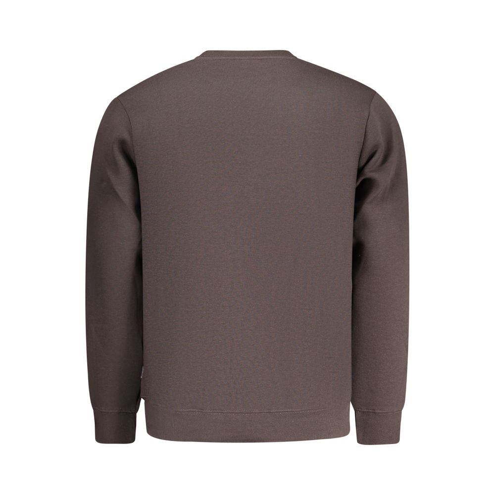 Brown Cotton Men's Sweatshirt