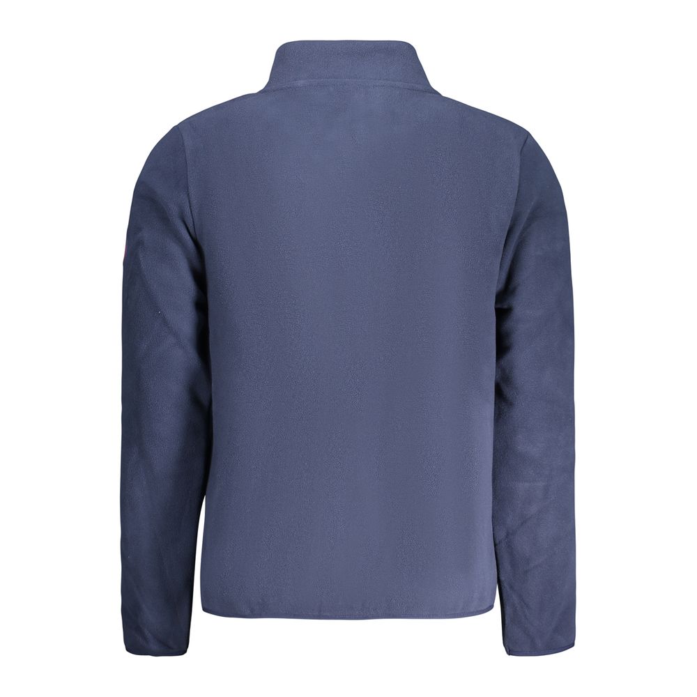 Blue Polyester Men's Sweatshirt