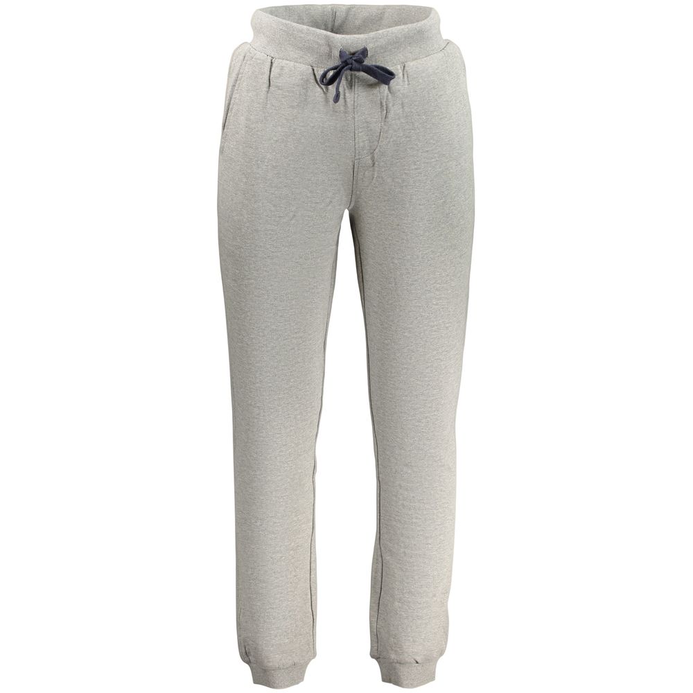 Gray Cotton Men's Trousers