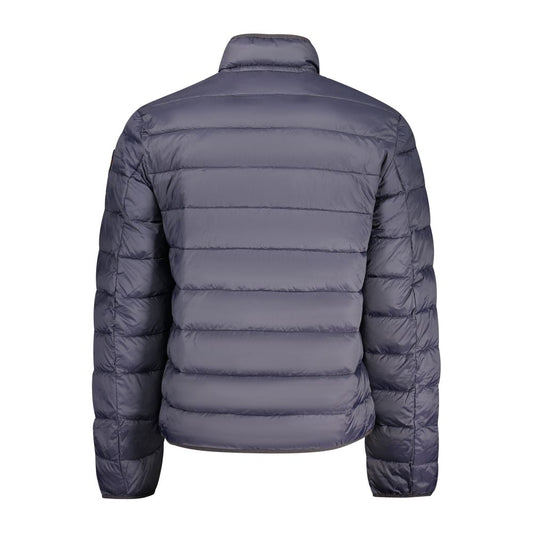 Blue Polyamide Men's Jacket