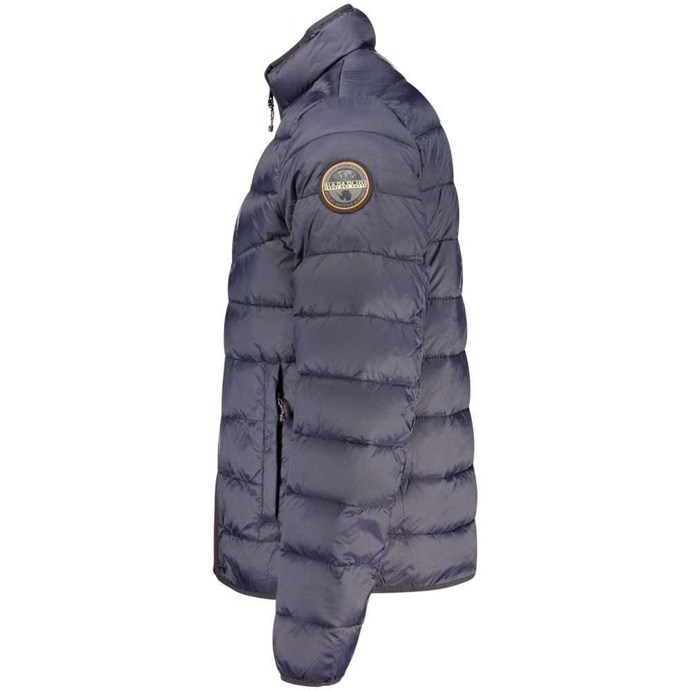Blue Polyamide Men's Jacket