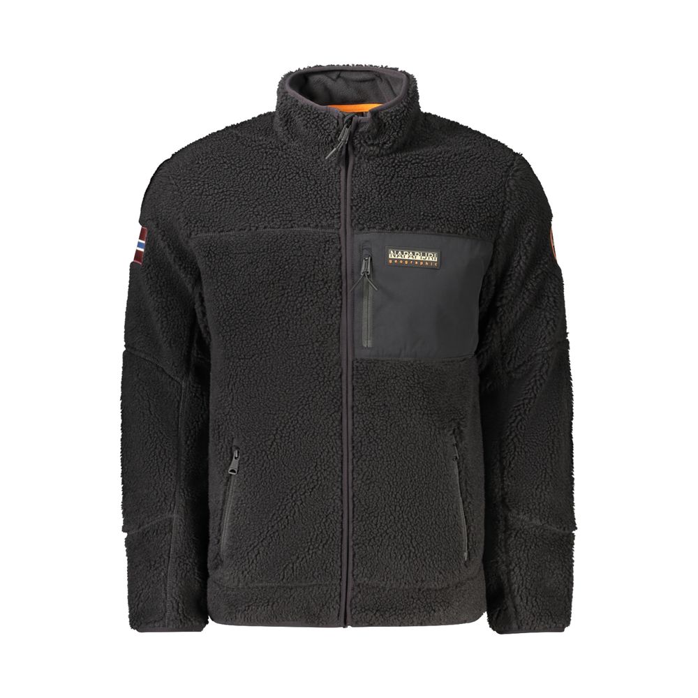 Black Polyamide Men's Jacket