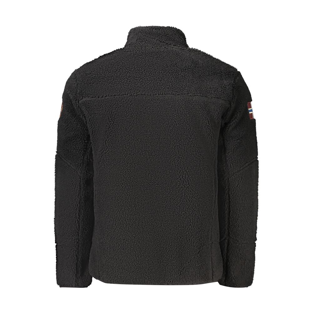 Black Polyamide Men's Jacket