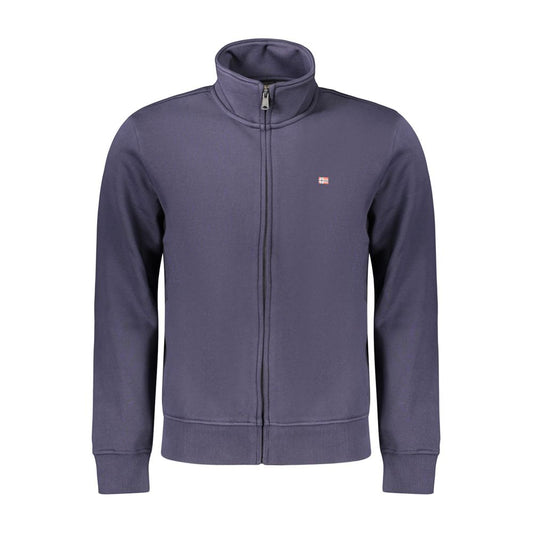 Blue Cotton Men's Sweatshirt
