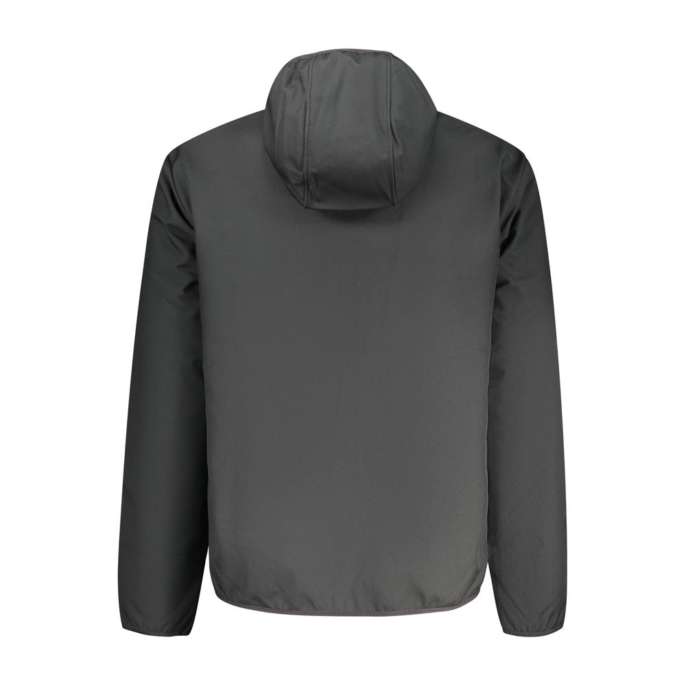 Black Polyester Shell Jacket