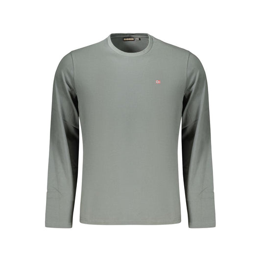 Green Cotton Men's T-Shirt