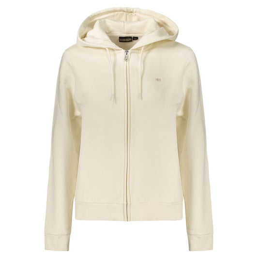 White Cotton Women's Hoodie